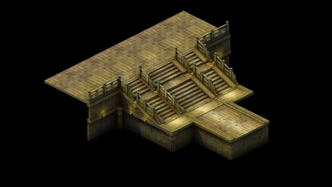 Game Model - Tombstone Stairs 02