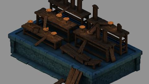 Ghost Furniture - Candlestick 01
