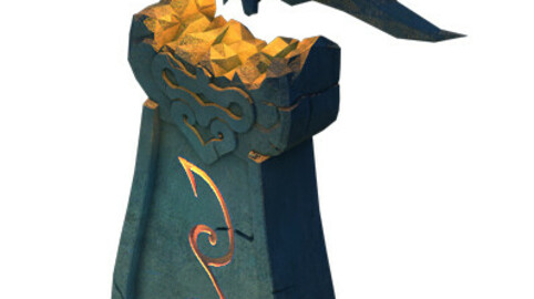Ghost Candlestick - Stone statue