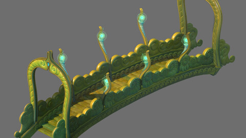 Game Model - Seabed - Seabed Golden Bridge