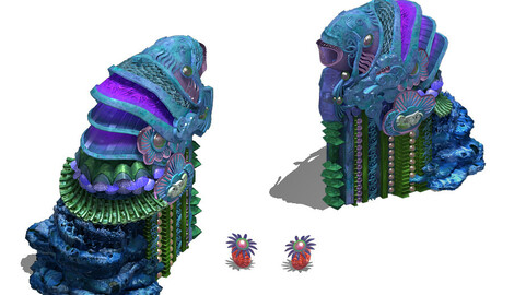 Underwater Palace - entrance statue