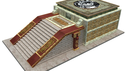rsion of the building accessories - stairs altar