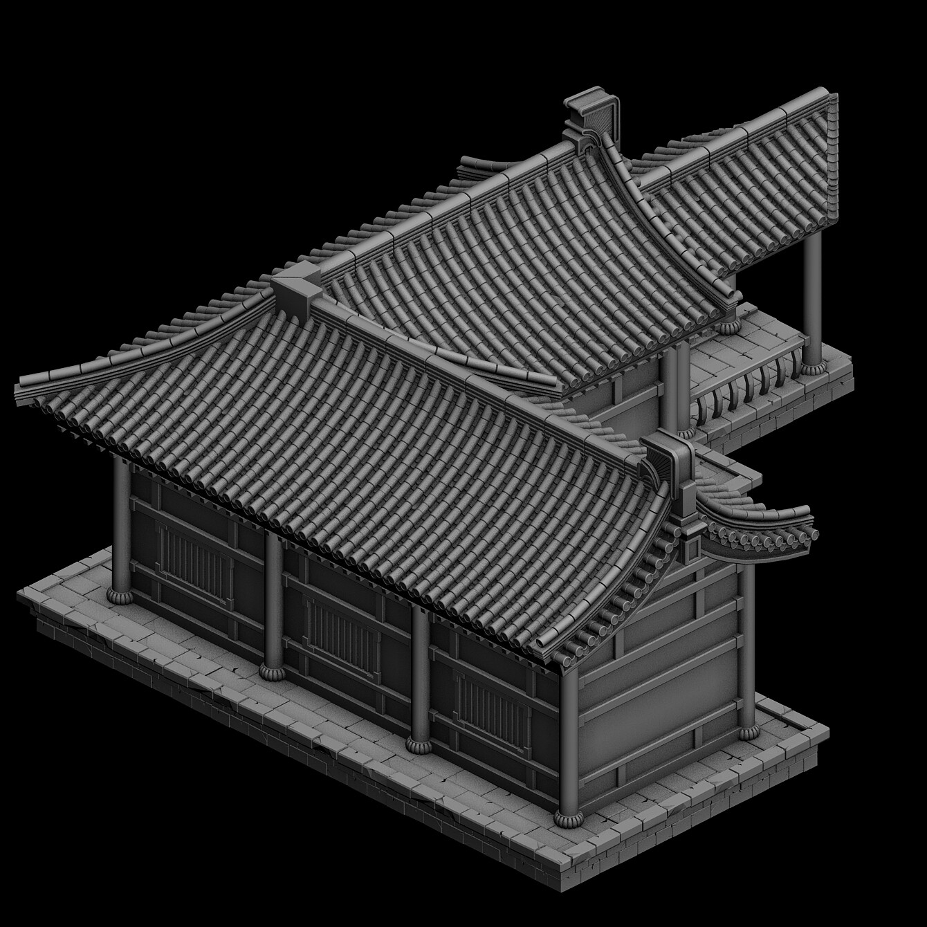 ArtStation - Palace - House 043 | Game Assets