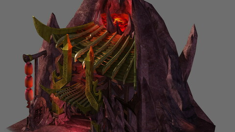 Game model - the house in the volcano