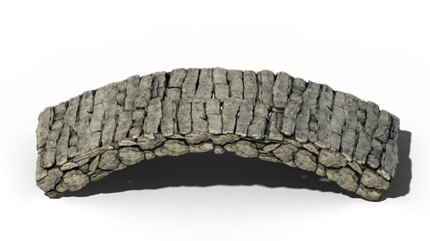 Building accessories - white jade stone bridge