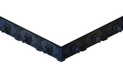 Building - stone chamber wall 03