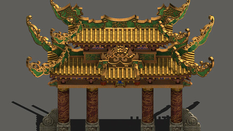 Architectural image of the door - arch