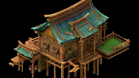 Game model - Hanging Garden - residential 03