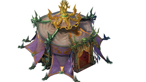 Game Model - Hanging Garden - Magic Army tent