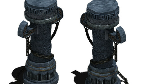 Trapped dragon cave - pillar 01