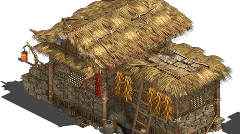 Folk Building - Thatched Cottage