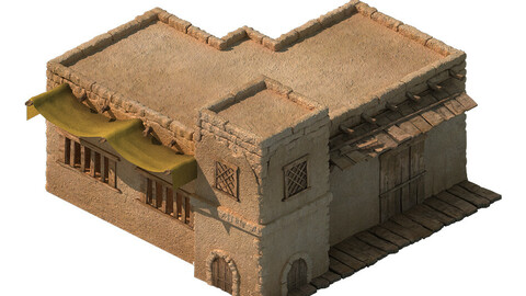 Desert Ancient Battlefield - House 04