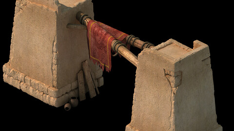 Desert ancient battlefield - fence