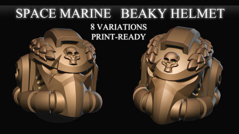 40k Space Marine Beaky Helmet