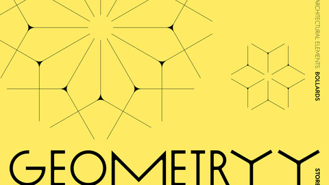 Geometryy Procedural Bollards (RailClone Templated 3D Models)