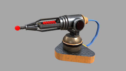 Laser Turret 3d Model