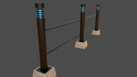 garden and street light