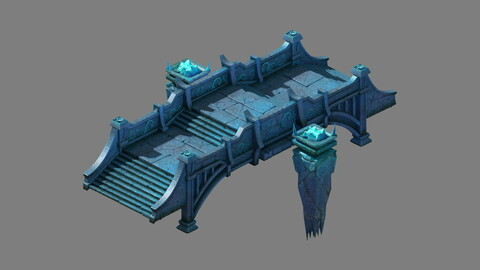 Game model - stone bridge 01