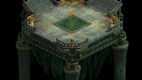 Game Model - Four Saints Palace under the design o