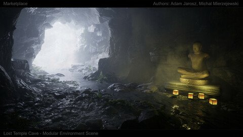 [UE4/UE5][SCANS] Lost Temple Cave Scene