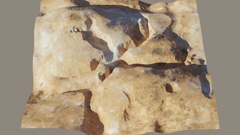 Planet Surface 3D model