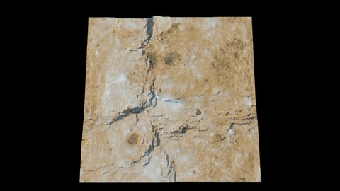 Planet Surface 3D model