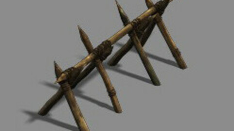 Barracks - Barn - Cage - Weapon Rack