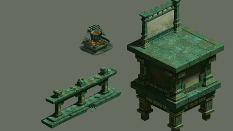 Game Model - Ground Palace base railings