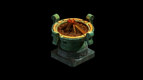 Palace of the Imperial Palace Bronze brazier