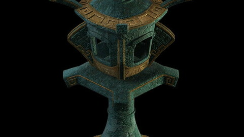 Game Model - Design of Palace Lamp in
