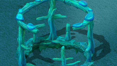 cartoon world - subsea ladder garden spare parts