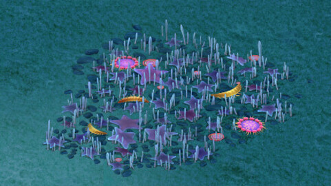 Submarine Cartoon World - Star Ocean Surface
