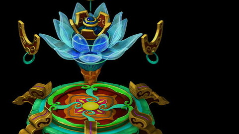 Game Model - Family Objects - Lotus Censer 02