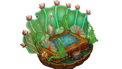 Game Model - Family Objects - Bilolong King Bed