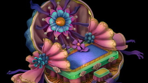 Game Model - Family Objects - Bilolong King Bed 02