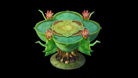 Game Model - Family Objects - Bamboo Table