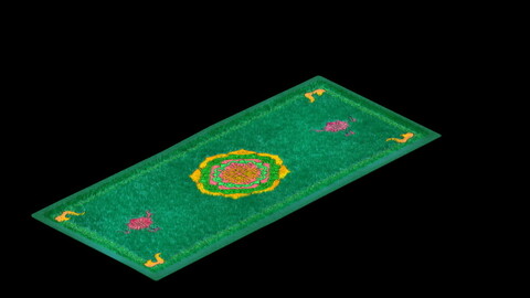 Model - Home Interior Objects - Velvet Carpet 01