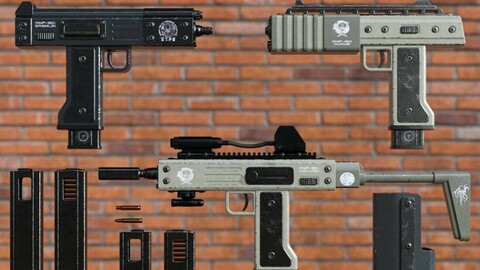 AMP-180 Machine Pistol