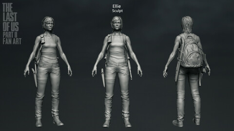 The Last of Us Part 2 _ Ellie Santa Barbara Fan Art