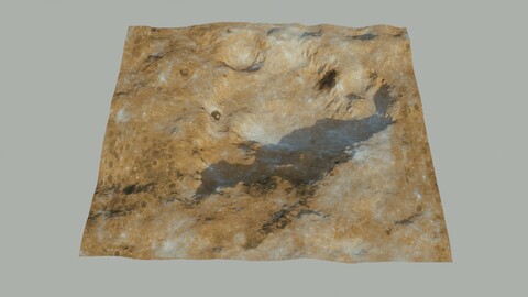 Planet Surface 3D model