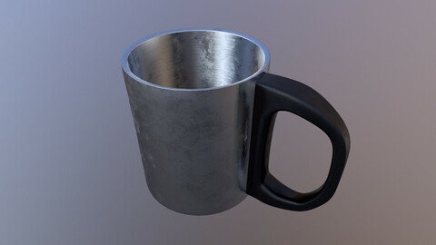 Metal Cup 3D Model