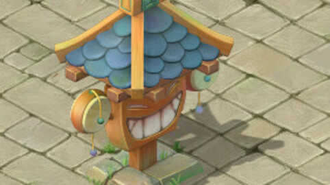 Cartoon version - rattle plate