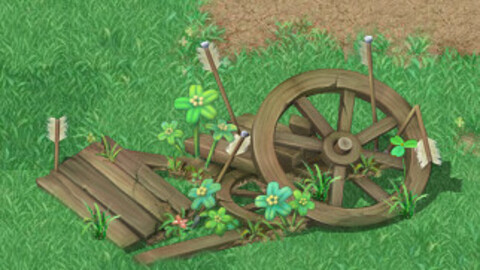Cartoon version - broken wheels