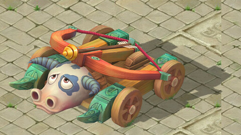 Cartoon version - Taurus crossbow car