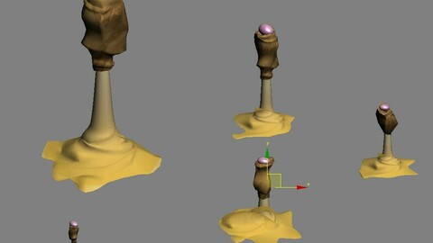 Cartoon version - sand funnel