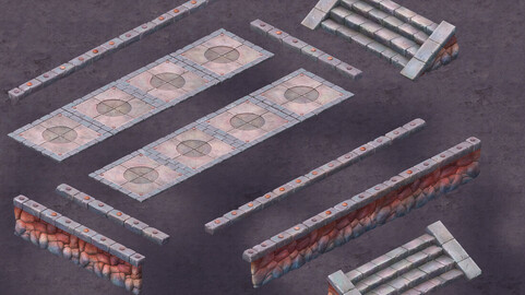 Cartoon hell - to possession stone brick surface