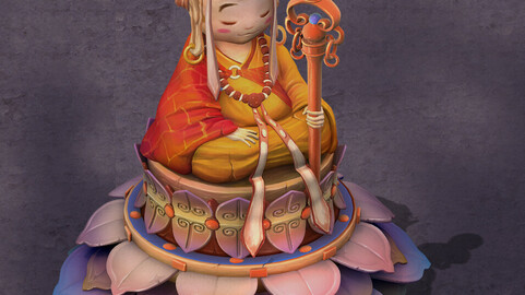 Cartoon hell - to the king of the Buddha