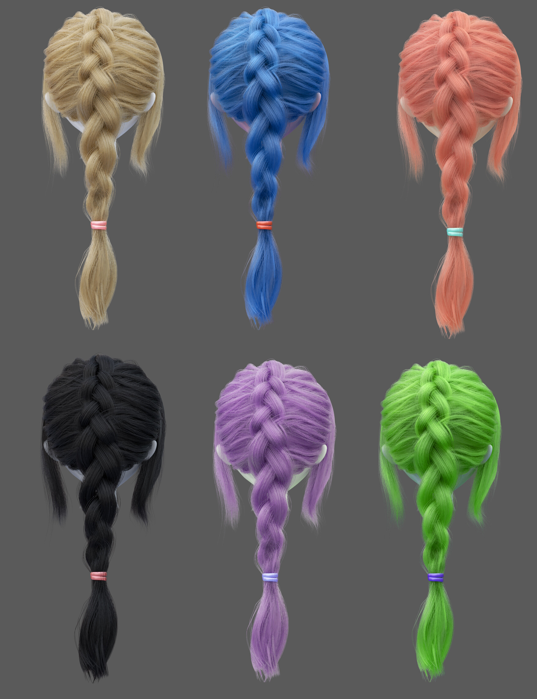 Anime Hair in Props - UE Marketplace