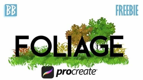 Free Procreate Foliage Brushes Sample