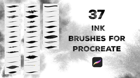 Procreate Black Ink brushes 🖤